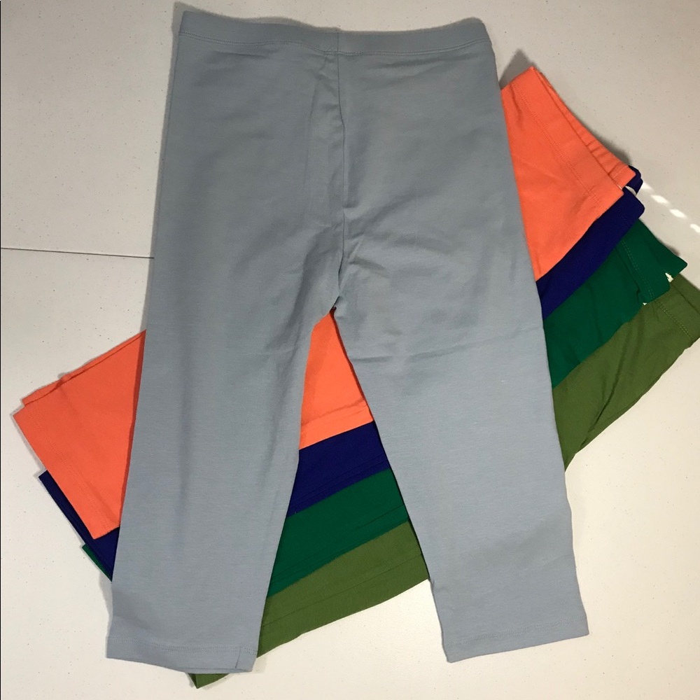 NWOT 5 Assorted Colors Cotton 14” Capri S(4-6)
